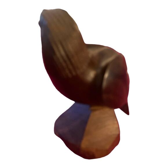 Ironwood Hand Carved Vintage Eagle Approx 4.5" tall x 2.5" w - Picture 6 of 9